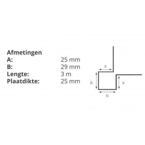 XL-panel-Rockpanel-buitenhoekprofiel-D25-maatvoering